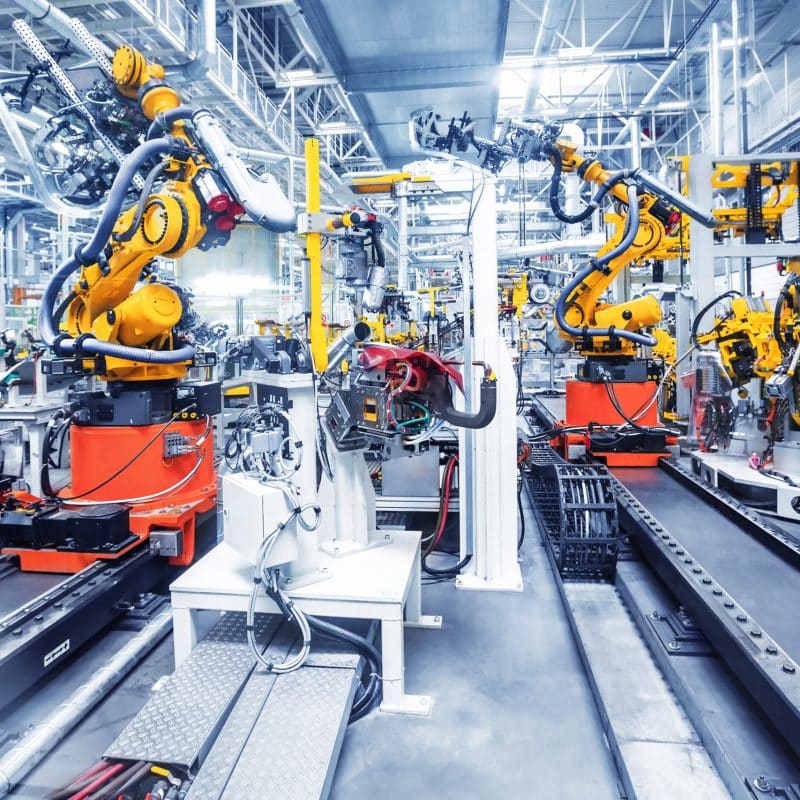 machine MES dans une usine