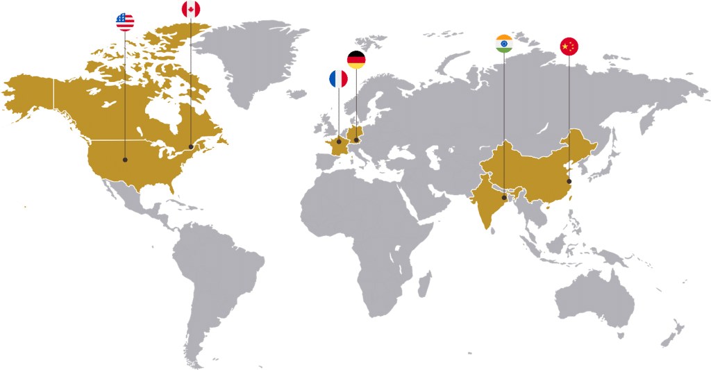 Bassetti Group Map