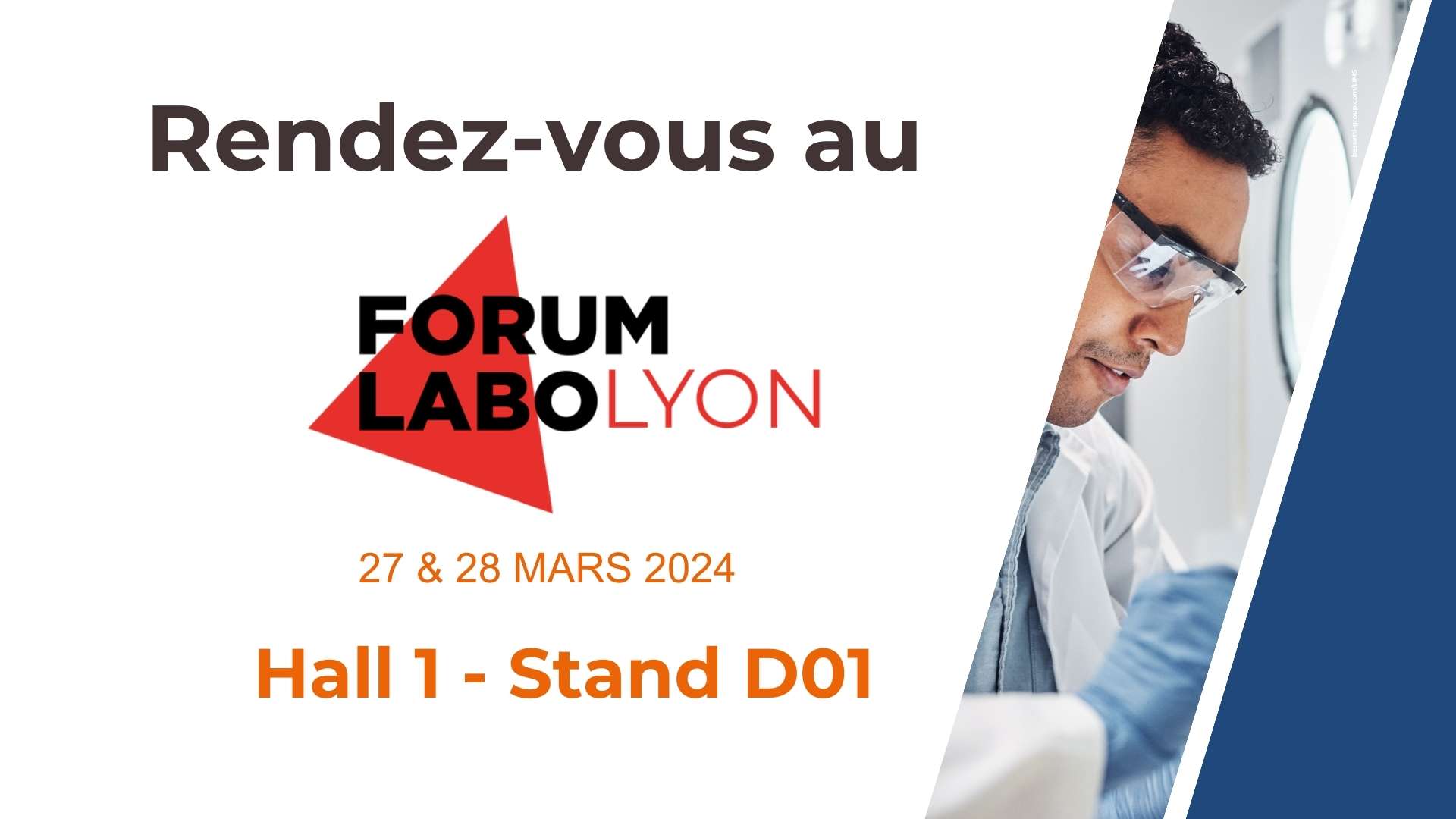 Salon laboratoire et lims forum labo lyon 2024