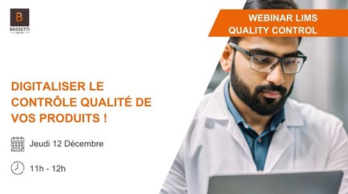 Webinar LIMS QC du 12 décembre 2024