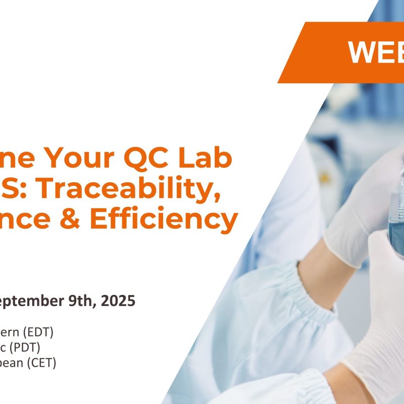 Streamline Your QC Lab with LIMS