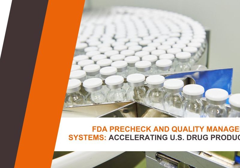 FDA PreCheck and Quality Management Systems