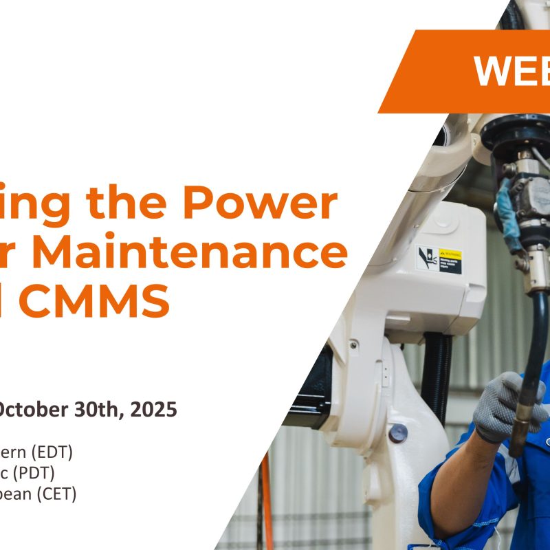 AI Maintenance and CMMS Webinar