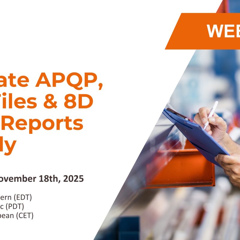 APQP Quality Webinar