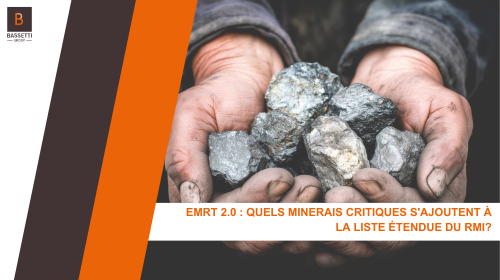 EMRT 2.0 : Quels minerais critiques s'ajoutent à la liste étendue du RMI?