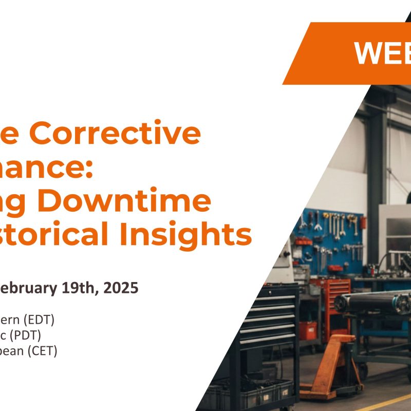 Corrective Maintenance Webinar