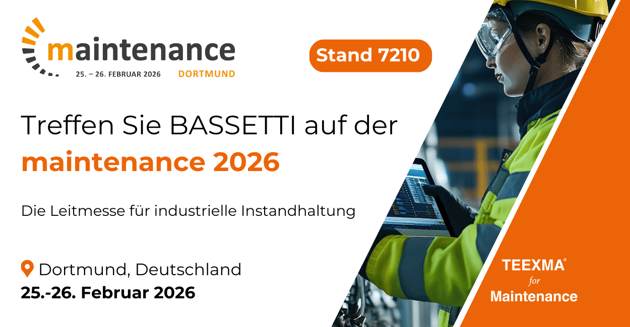 Die BASSETTI Group zum ersten Mal auf der Maintenance Messe 2026 in Dortmund