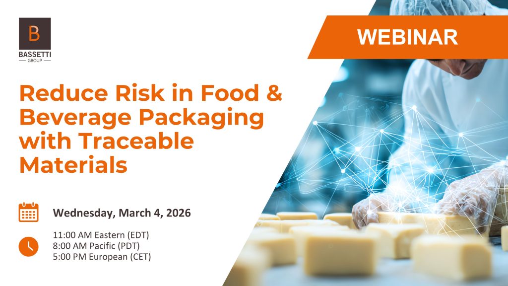Food and beverage materials webinar