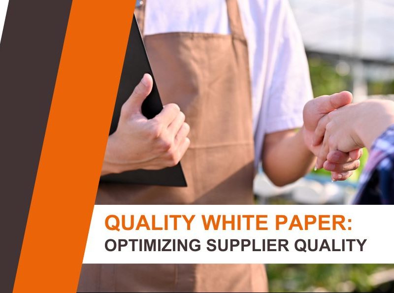 Supplier quality white paper